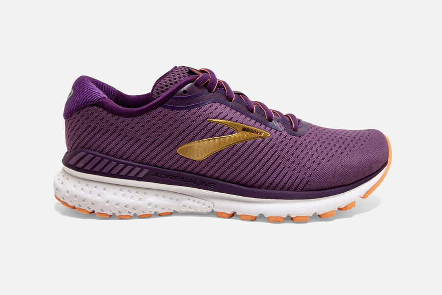 Brooks Women's Adrenaline GTS 20 Road Running Shoes Purple EUYV-71092